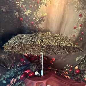 Leighton Leopard Print Umbrella
